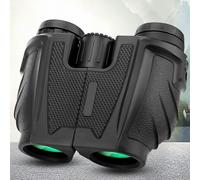 Jumelles compactes 12x25, vue d'angle de 6.5 degrés, oculaire clair à faible luminosité, étanche, prisme BAK4, mise au point centrale