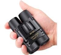 Jumelles compactes 30 x 60 pour adultes et enfants - Jumelles pliables de poche légères pour voyage, observation des oiseaux, concerts et vision nocturne