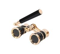Jumelles Compactes 3x25 avec Poignée - Lunettes d'Opéra Noires pour Théâtre, Observation des Oiseaux & Voyage