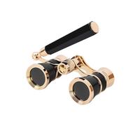 Jumelles Compactes 3x25 avec Poignée - Lunettes d'Opéra Noires pour Théâtre, Observation des Oiseaux & Voyage