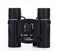 Jumelles compactes 8x21 pour Adultes, Jumelles HD 8X avec Poches Pliables et Film Vert Ultra-Clair pour l'observation des Oiseaux, Le Camping, Les Sports et Les Voyages.