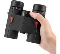 Jumelles compactes Grand Angle étanches pour l'observation des Oiseaux, la randonnée, Les Voyages, Les Jumelles 8x32 pour Adultes Enfants, avec Vision Nocturne à Faible luminosité, Noires