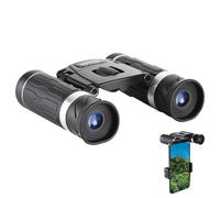 Jumelles compactes | Jumelles pour l'observation des oiseaux | Jumelles compactes avec vision claire avec faible lumière, portable pour la distance télescopique monoculaire zone spot chasse haute