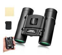 Jumelles compactes pour adultes et enfants, étanches HD avec vision nocturne à faible luminosité, mini jumelles haute puissance pour observation des oiseaux, chasse, concert, théâtre, camping (40 x 22