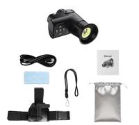 Jumelles de Vision Diurne, Nocturne Numérique Montées sur Tête et Casque, 4K Vidéo 36MP, Zoom Numérique 8X, Batterie 2200mAh, 7 IR, 2000FT