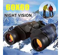 Jumelles de vision nocturne 60x 60, 3000M HD, professionnelles pour le travail de terrain et la randonnée, protection contre les feux de forêts
