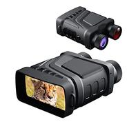 Jumelles de vision nocturne rechargeables 850nm infrarouge HD 5X Zoom numérique télescope Lunettes de nuit pour camping surveillance nocturne (sans batterie)