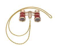 Jumelles d'Opéra 3X25, Lunettes de Théâtre HD Grand Angle Chaîne Inclus Observation Oiseaux Chasse Plein