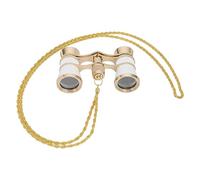 Jumelles D'opéra de Lunettes de Théâtre 3X25, Jumelles Grand Angle HD avec Chaîne pour Concerts et Jumelles de Théâtre, Observation des Oiseaux Chasse en Plein