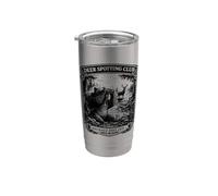 Jumelles drôles pour observer les cerfs Gobelet isotherme en acier inoxydable double paroi