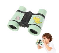 Jumelles Enfant, 1 article Jumelles pour Enfants, Jouet Enfant, 4x30 Maginification, Antidérapant et Antichute, Garçons et Filles en Plein air, Voyage, Exploration de la Nature(vert)