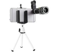 Jumelles Haute Puissance, Objectif de caméra de téléphone Portable extérieur 20X télescope Optique HD Objectif de caméra Zoom à Clipser pour téléphone Portable Tourisme et Tourisme B pour intérieur/e