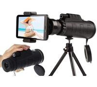 Jumelles Haute Puissance, télescope monoculaire étanche Haute définition Compact 40x60 avec Clips pour Photographie Mobile télescope Mobile Choix idéal Camp de chasse pour intérieur/extérieur