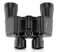 Jumelles HD 10x50 pour Adultes. Jumelles puissantes, étanches et compactes pour l'observation des Oiseaux, la Chasse et Les Voyages. Vision en Basse lumière, poignée antidérapante, Optique Durable.