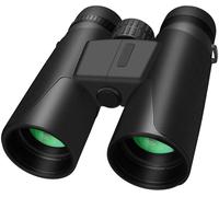 Jumelles HD compactes 10x42 avec vision nocturne en basse lumière, étanches, antibuée, prisme BAK4, mise au point facile