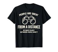 Jumelles introverties People are Great from A Distance T-Shirt
