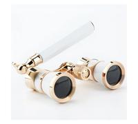 Jumelles, Jumelles Vintage 3x25, télescope, Lunettes de théâtre, d'opéra, avec poignée rétractable, for Femmes et Filles, for la Course,pour l'observation des Oiseaux(Blue)