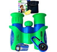 Jumelles Living Squad pour enfants 8x21 - Ensemble de jumelles pour enfants de 3 12 ans pour des images nettes - Ensemble de jumelles compactes
