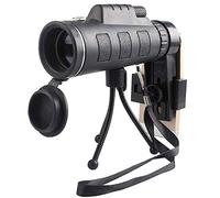 Jumelles monoculaires étanches à Prisme BAK4 Ultra HD avec Vision, Support pour Smartphone et trépied réglable pour l'observation des Oiseaux, Le Tourisme, la Chasse et la randonnée, monoculaire