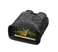 Jumelles numériques à vision nocturne avec écran LCD HD de 7,6 cm, zoom numérique 8x pour l'observation des oiseaux, la randonnée, automatique pour filtre infrarouge (noir)