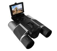 Jumelles numériques avec caméra intégrée, écran LCD IPS de 2", caméra 40 MP, vidéo et photo HD 2,5 K, jumelles 10 x 25 mm, télescope zoom numérique 8x, pour observation des oiseaux, vision nocturne