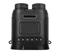 Jumelles numériques avec zoom 8X pour vision nocturne avec infrarouge puissant, idéales pour la randonnée, l'observation des oiseaux et la pêche de nuit (noir)