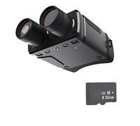 Jumelles numériques de nuit pour vision avec fonction caméra vidéo 250-300 m dans l'obscurité totale Jumelles de naissance pour adultes avec numérique