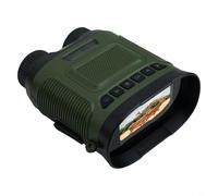 Jumelles numériques pour vision nocturne avec écran IPS de 7,6 cm, zoom 8x, vidéo UHD 2,5 K, photos 40 MP, éclairage infrarouge de 350 m, support de stockage de 128 Go (vert)