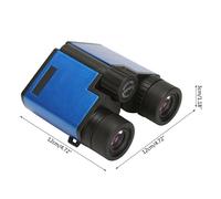 Jumelles pliables 10x22 pour enfants, jumelles compactes tout-optique pour plein air, observation d'oiseaux, théâtre et Concerts, chasse