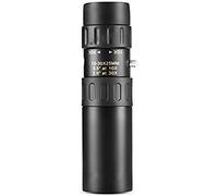 Jumelles Portables Haute Puissance 10-30x25, Zoom de Poche, Prisme Optique Bak4, Double Mise au Point, pour l'observation des Oiseaux, Le Camping et la randonnée