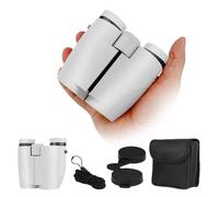 Jumelles pour Adultes et Enfants,10x25 Jumelles compactes étanches à Haute Puissance avec Objectif FMC à Prisme BAK4 Clair,Jumelles pour l'observation des Oiseaux (H)