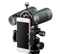 Jumelles professionnelles HD 10 x 42, optiques multicouches durables, utilisant un objectif FMC à prisme BAK-4, grand oculaire de 19 mm, avec adaptateur de photographie pour smartphone, caméra Blue