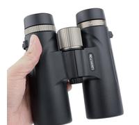 Jumelles professionnelles HD 12x42, télescope puissant à longue portée, prisme BAK4 multicouche pour l'observation des oiseaux, chasse, Camping en plein air Black