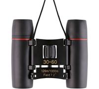 Jumelles professionnelles puissant, 30 x 60 haute puissance de grossissement jumelles, vision nocturne, Compact, idéal pour voyages, concerts Match Football, Randonnée, birdwatching etc, Noir