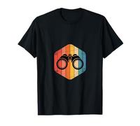 Jumelles rétro pour observation des oiseaux T-Shirt