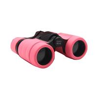 Jumelles roses durables pour enfants - Compactes, légères, idéales pour l'exploration en plein air et les aventures en nature