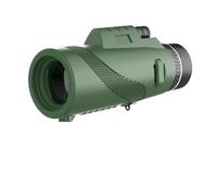 Jumelles. Télescope HD 80x100, Zoom Portable Longue Distance, for La Chasse, Le Camping, Les S, Mini Vision Claire Observation des Oiseaux(Green B)