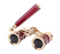 Jumelles vintage 3 x 25 pour théâtre, concert, course de chevaux, regarder un cadeau d'anniversaire, jumelles avec poignée pour femme