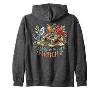 Jumelles Vintage pour ornithologie ornithologique Sweat à Capuche
