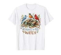 Jumelles Vintage pour ornithologie ornithologique T-Shirt