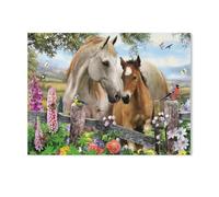 Jument et Poulain，1000 pièces Puzzles intellectuels pour Adultes, Jouets de Puzzle（50x70cm）-S13