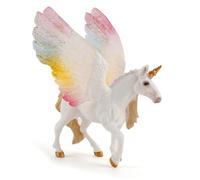 Jument Licorne Marshmallow, Figurine de cheval fantaisie, Peint à la main, Décoration & Figurine de Collection, pour Cadeaux Adultes Enfants Noël Décoration de Bureau, pour enfants à partir de 5 ans