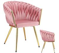 JUMI Chaise MOLTO avec Pieds en Or Rose