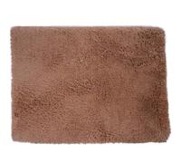 JUMI Lit pour Chien, Beige, 120 x 80 x 8 cm, Grand lit rectangulaire, lit Douillet pour Chiens et Chats