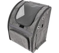 JUMI Sac de transport pour chien et chat - Sac de transport pour chats - Sac à dos pour chien - Accessoires pour chats - Sac de voyage - Sac de transport avec sangle réglable - Grille d'aération