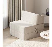 JUMMICO Canapé-lit Convertible Compact compressé sans Assemblage, Confortable pour Le Salon et la Chambre,Canapé Modulaire Convertible， Beige