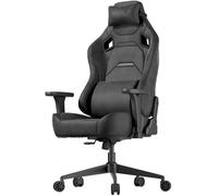 JUMMICO Chaises de Gaming en Cuir Velours, Chaise de Bureau Ergonomique avec accoudoirs 3D, Chaise de Bureau avec Dossier inclinable pour Le Gaming, Le Travail, Les études, 200 kg, Noir