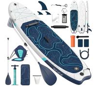 JUMMICO Paddle Gonflable Adulte 320 x 80 x 15 cm - Charge Max 200 kg | Pour Tous Les Niveaux - Design Unique et Ultra Stable - Gonflage Rapide - Kit Complet : Pagaie, Ailerons, Pompe