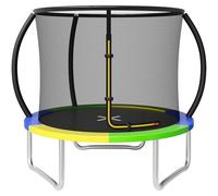 JUMMICO Trampoline d'extérieur Ø 183/228/290/360 cm Ensemble Complet avec Filet de sécurité, échelle, Housse de Protection pour Les Bords et Accessoires de Montage, Trampoline de Jardin pour Enfants