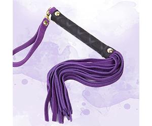 JUMOK Fouet d'équitation, Outils d'entraînement, Accessoires de Jeux de Punition (Violet)